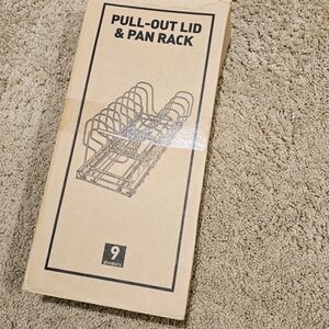 Pull-Out Lid & Pan Rack with 9 Dividers
